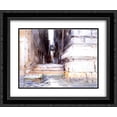 thumbnail image 1 of John Singer Sargent 2x Matted 24x20 Black Ornate Framed Art Print 'Base of a Palace', 1 of 2