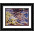thumbnail image 1 of John Singer Sargent 2x Matted 24x20 Black Ornate Framed Art Print 'Reflections Rocks and Water', 1 of 2