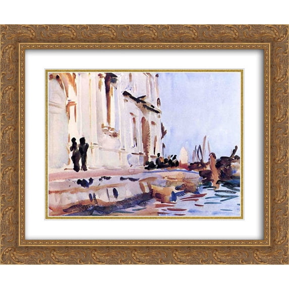 John Singer Sargent 2x Matted 24x20 Gold Ornate Framed Art Print 'All Ave Maria '