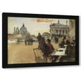 thumbnail image 1 of John Singer Sargent 32x24 Black Modern Wood Framed Wall Art Titled - Cafe on the Riva degli Schiavoni, 1 of 6