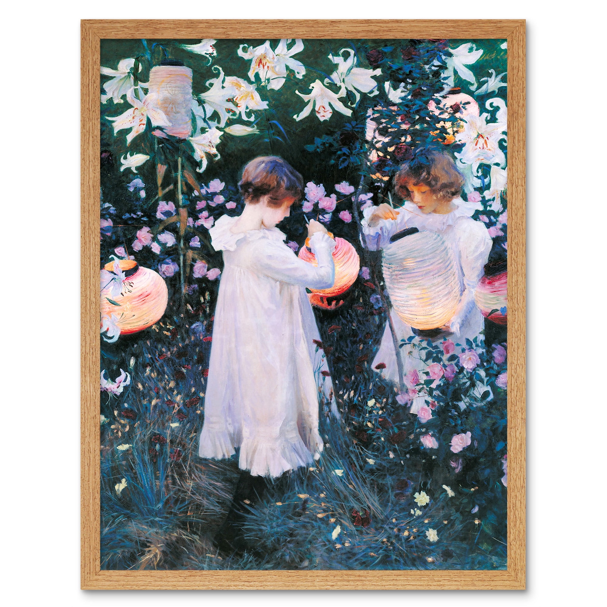 【希少】 BABYL ポートレート ポスターJohn McMurtrie John-Singer-Sargent-Carnation-
