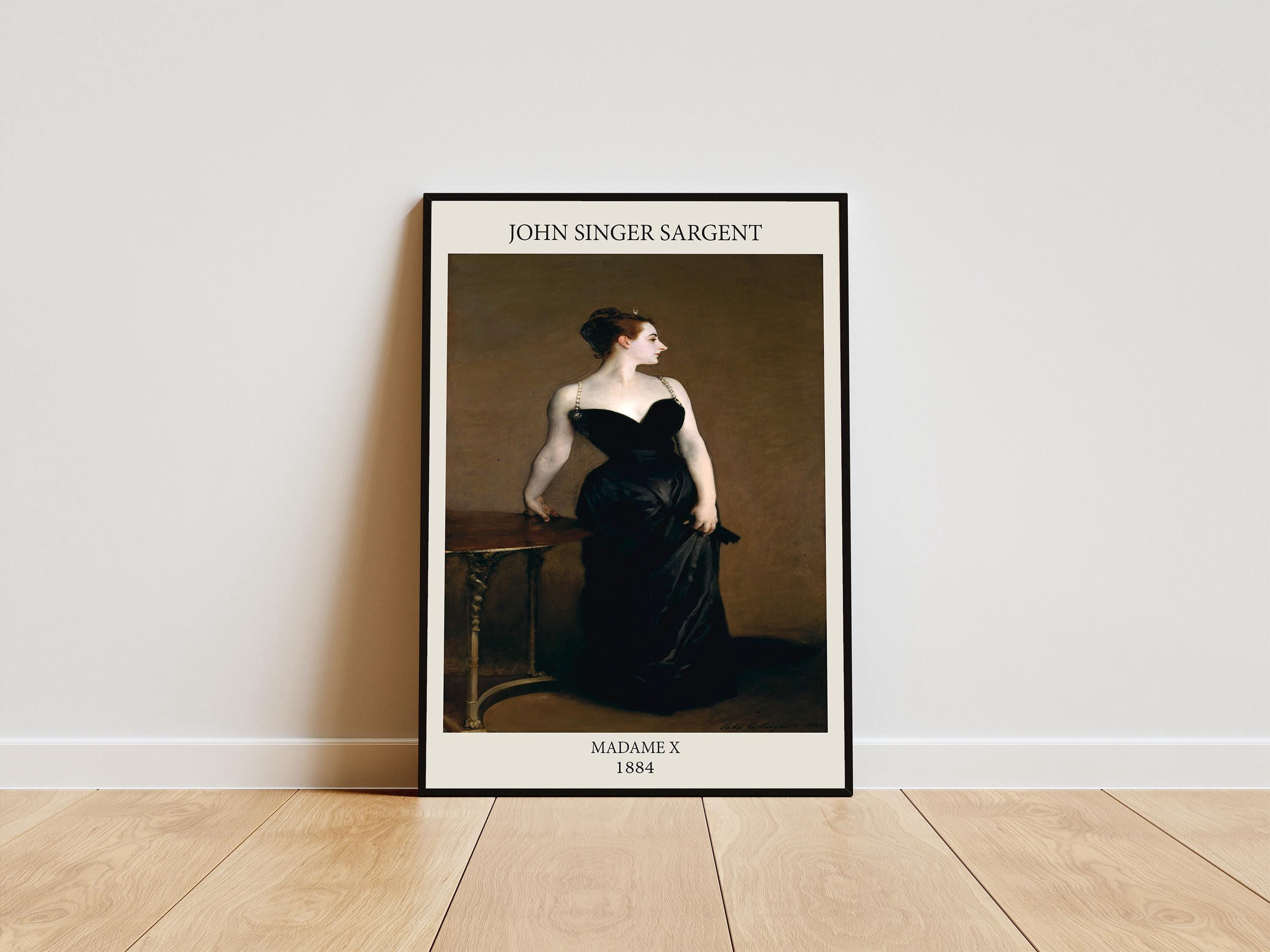 John Singer Sargent Madame X Classic Vintage Art Poster , Poster Print ...