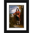 thumbnail image 1 of John Singleton Copley 13x18 Black Ornate Wood Framed Double Matted Museum Art Print Titled - George Boone Roupell (1779), 1 of 5
