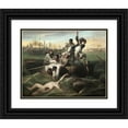 thumbnail image 1 of John Singleton Copley 24x20 Black Ornate Framed Double Matted Museum Art Print Titled: Watson and the Shark (1778), 1 of 5