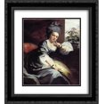 thumbnail image 1 of John Singleton Copley 2x Matted 20x24 Black Ornate Framed Art Print 'Mrs. Clark Gayton', 1 of 2