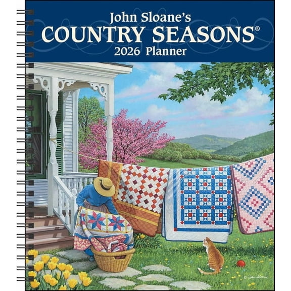 John Sloane's Country Seasons(r) 12-Month 2026 Monthly/Weekly Planner Calendar, (Paperback)