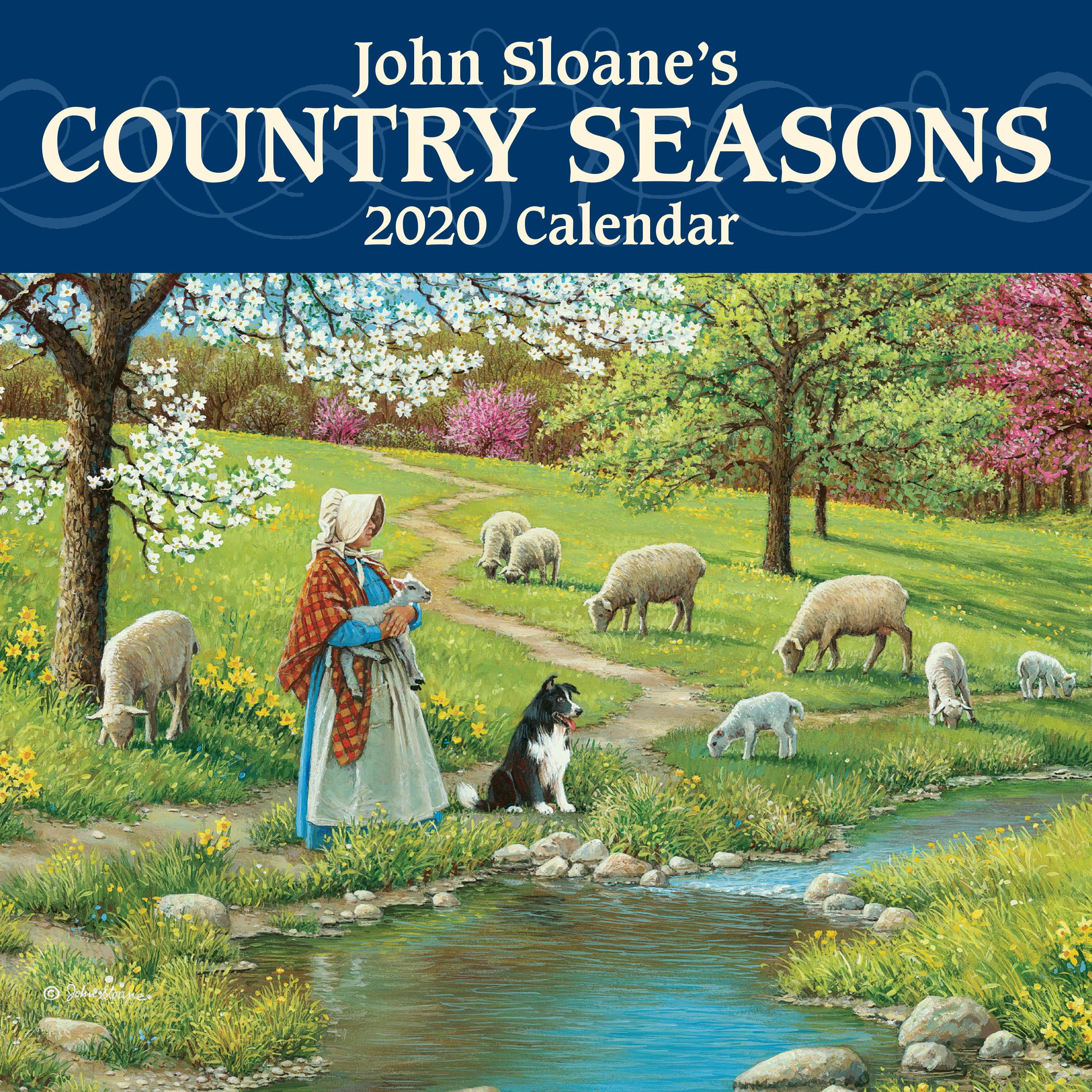 John Sloane's Country Seasons 2020 Mini Wall Calendar (Other)