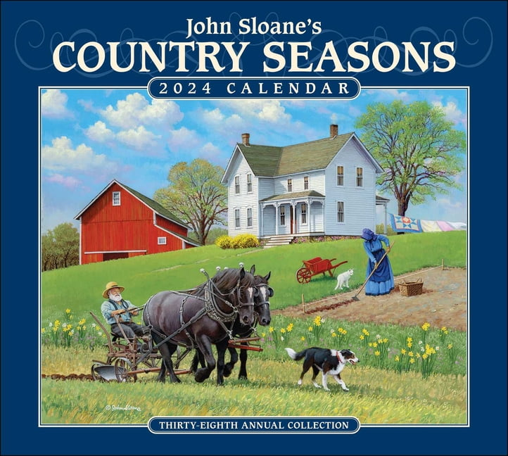 John Sloane's Country Seasons 2024 Deluxe Wall Calendar (Other