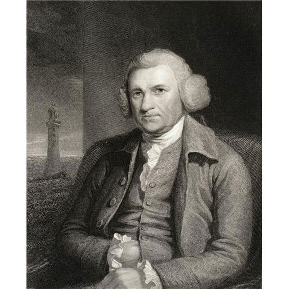 John Smeaton 1724-1792 English Mechanical Engineer & An Eminent Physicist Founder of The Civil Engineering Profession Poster Print - Large - 26 x 32
