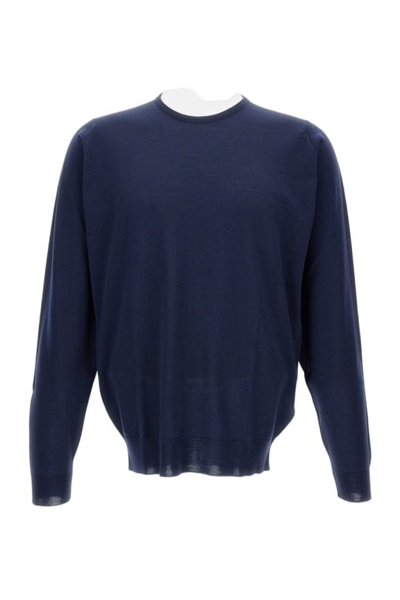 Crew Neck Sweater In Extra-Fine Merino Wool (Men's)