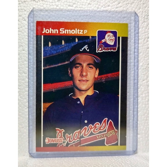 John Smoltz 1989 Donruss MLB #642 Baseball Card Atlanta Braves
