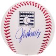 John Smoltz Autographed HOF Logo MLB Baseball Atlanta Braves Beckett