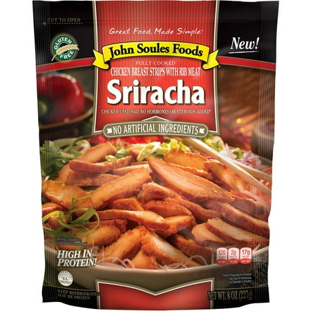 John Soules Sriracha Chicken Breast Strips, 8oz