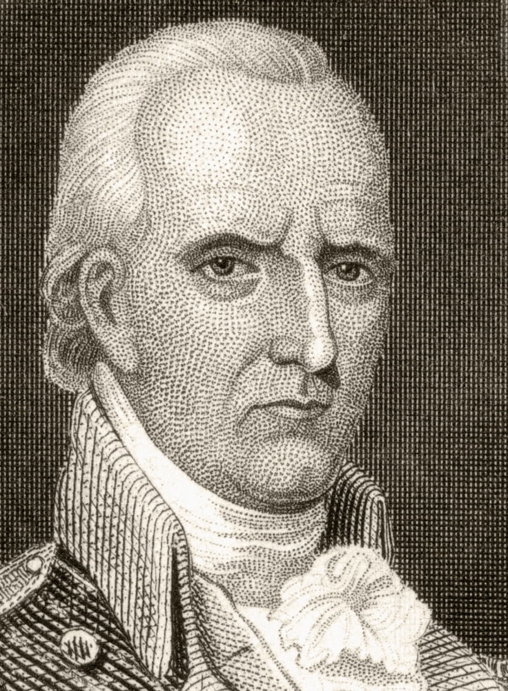 John Stark 1728 To 1822 American General Who Served In The American Continental Army During The American Revolutionary War Canvas Art - Ken Welsh Design Pics (24 x 34)