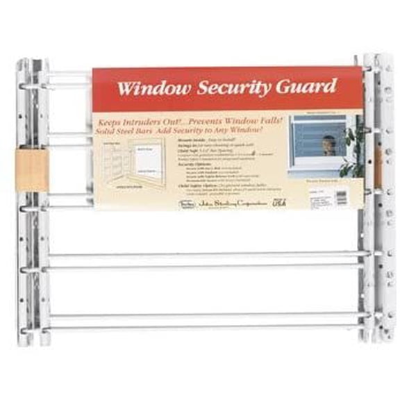John Sterling 1135 Window Mount Adjustable 18", 42" Max Range, Steel Security Bar 2 Piece