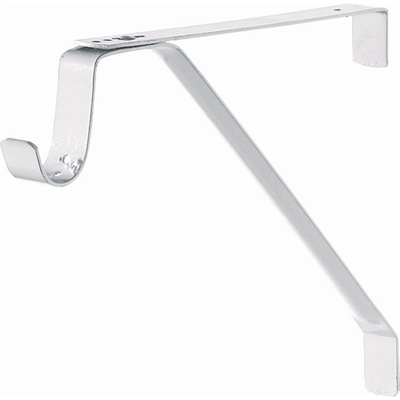 John Sterling Closet-Pro Adjustable Shelf & Rod Bracket - Pack of 2 Home & Garage Storage, Stackable Design