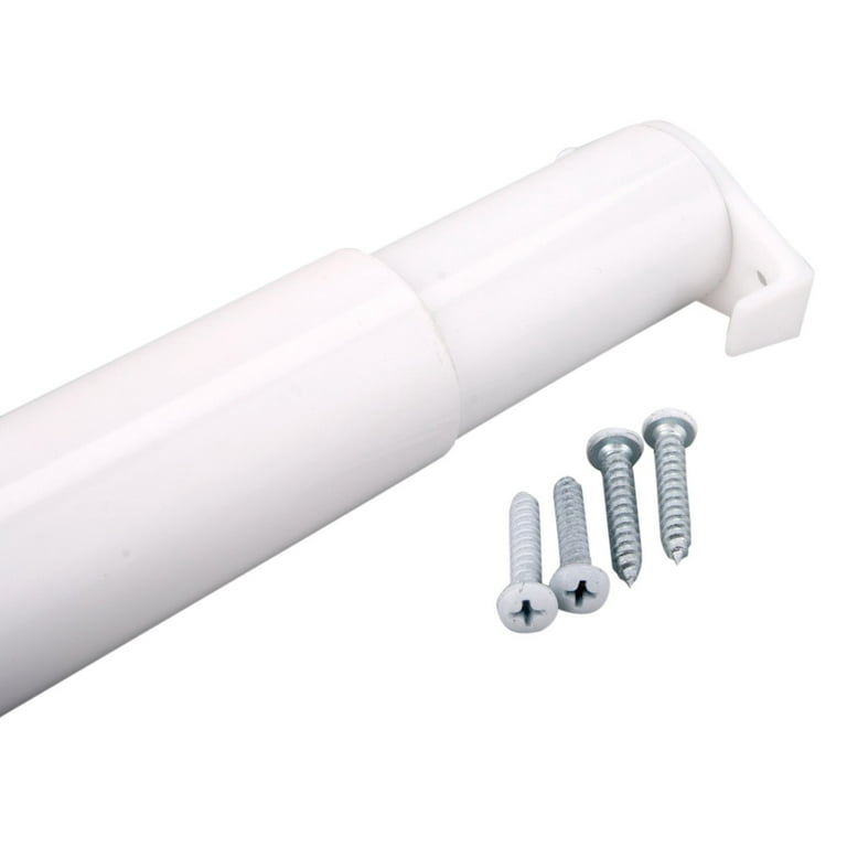 John Sterling Pro HD 1-1/4 in. L White Steel Closet Hardware John Sterling Pro HD 1-1/4 in. L White Steel Closet Hardware