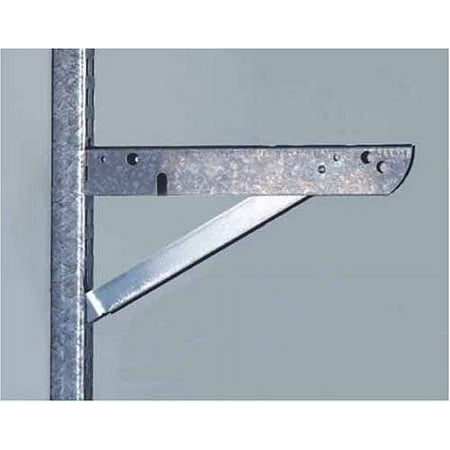 John Sterling Fast Mount Bracket With Support BK-0103-14 - Double Bracket - 13" Silver — Standard Mounting Hardware, Drop-In Replacement