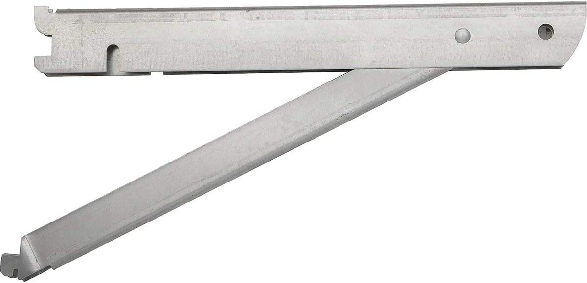 John Sterling Fast-Mount 13 In. Galvanized Steel Supported Shelf ...