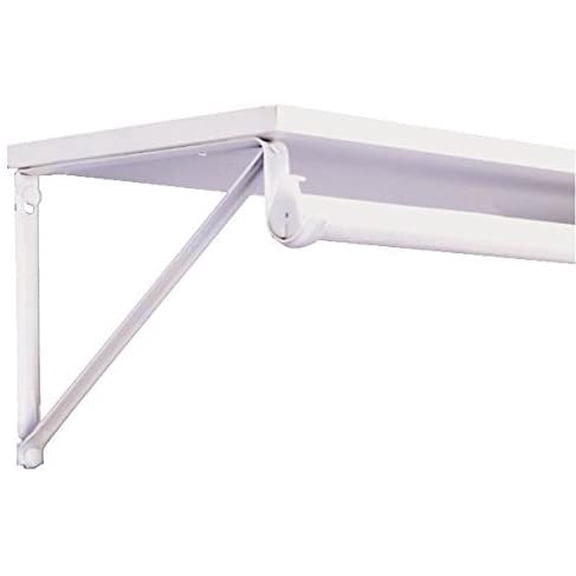 John Sterling RP-0045-WT Shelf And Rod Closet Bracket, White by John Sterling