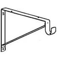 John Sterling White Heavy Duty Shelf and Rod Bracket, Closet Pipe
