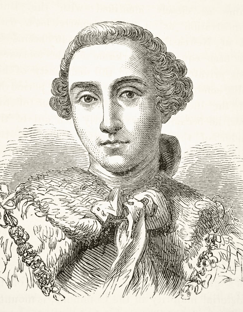 John Stuart 3Rd Earl Of Bute 1713-1792 From The National And Domestic History Of England By William Aubrey Published London Circa 1890 Canvas Art - Ken Welsh Design Pics (24 x 32)