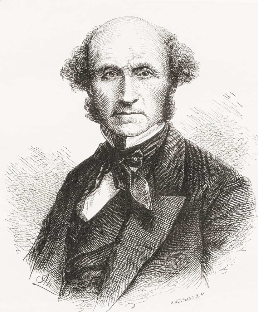 John Stuart Mill 1806 Canvas Art - Ken Welsh Design Pics (12 x 15)