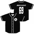 thumbnail image 1 of John Summit 69 Baseball Jersey Merch Harajuku Thin button Baseball Uniform Customize Baseball Jersey, 1 of 4
