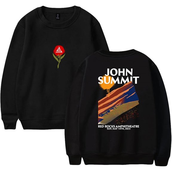 John Summit Merch Comfortable Crew Neck Casual Sweatshirt Unisex Stylish Loose Long Sleeve Pullover