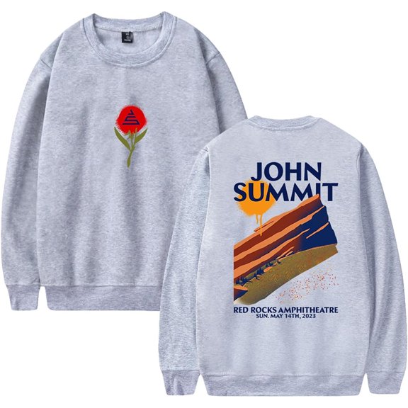 John Summit Merch Comfortable Crew Neck Casual Sweatshirt Unisex Stylish Loose Long Sleeve Pullover