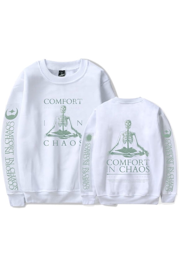 John Summit Merch Comfort In Chaos Tracklist Crew Neck Sweatshirt Merch Women Men Long Sleeve Fashion Casual Hooded Sweatshirts