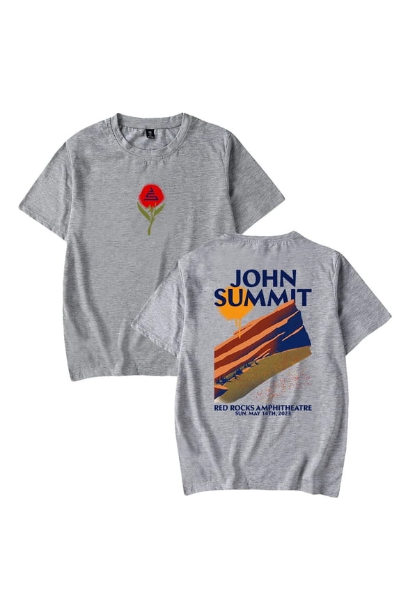 John Summit T-shirt Hip Hop Pullover Fashion Crewneck Unisex Short Sleeve Tee