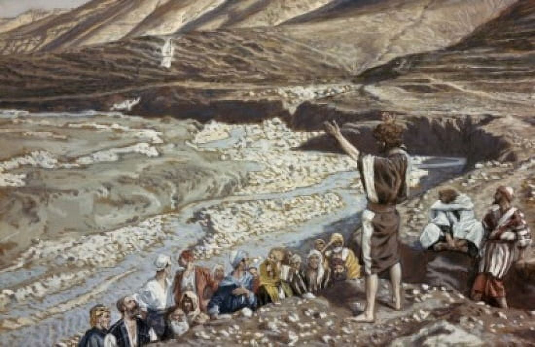 John The Baptist Sees Jesus from Afar James Tissot (1836-1902 French) Canvas Art - James Tissot (24 x 36)