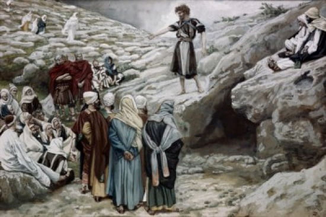 John The Baptist and the Pharisees James Tissot (1836-1902 French) Jewish Museum New York City Canvas Art - James Tissot (18 x 24)