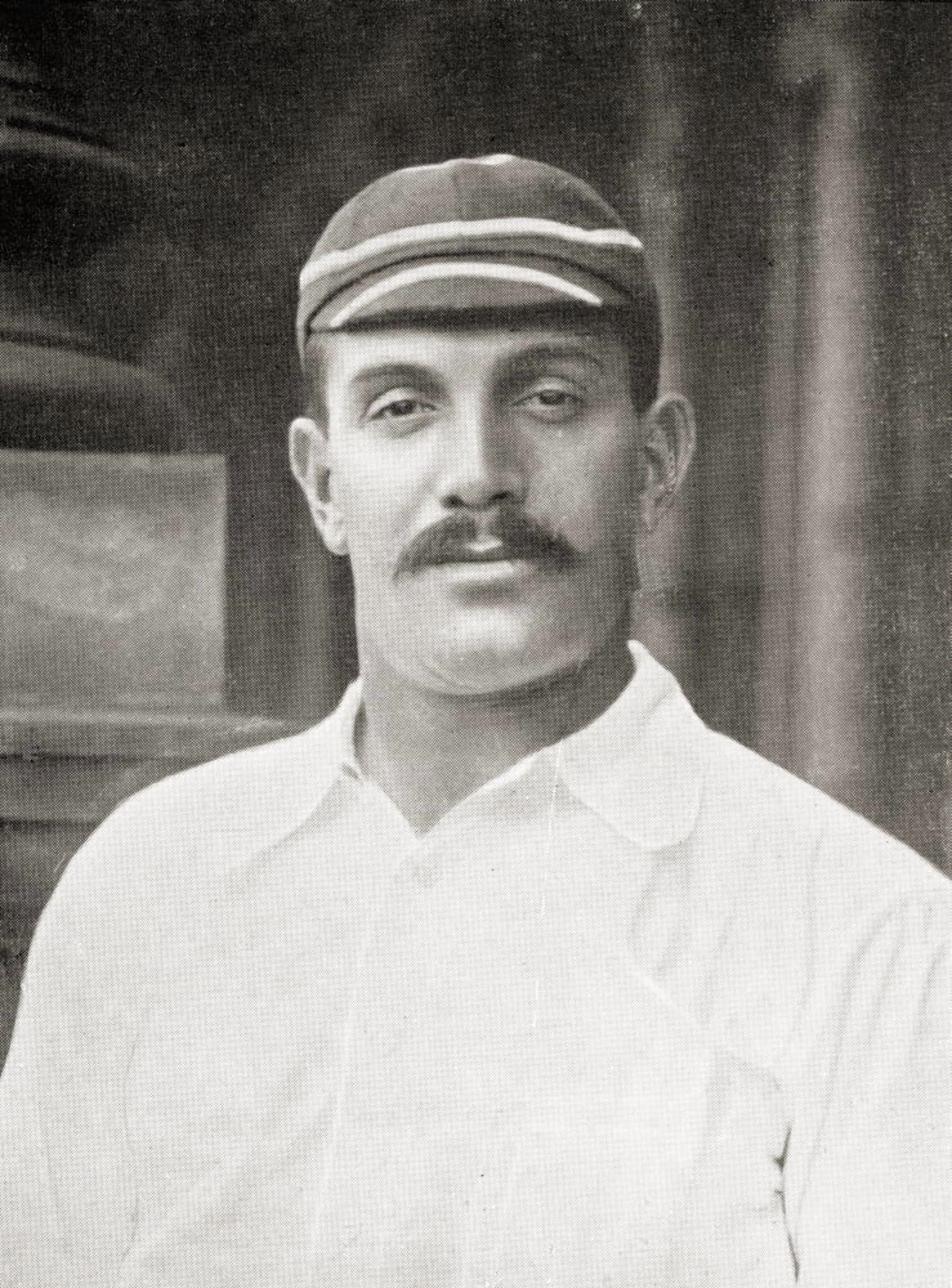John Thomas Brown 1869 - 1904 English Professional Cricketer From Picturesque History Of Yorkshire Published C1900 Canvas Art - Ken Welsh Design Pics (24 x 34)