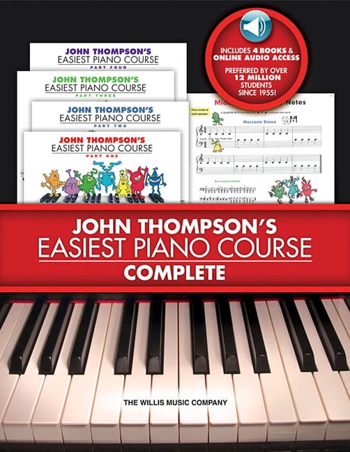 ASSOCIATE PROFESSOR OF PHILOSOPHY AND RELIGIOUS STUDIES JOHN THOMPSON John Thompson's Easiest Piano Course Complete 4-Book Boxed Set with Online Audio Step-By-Step Piano Lessons for Beg, (Paperback)