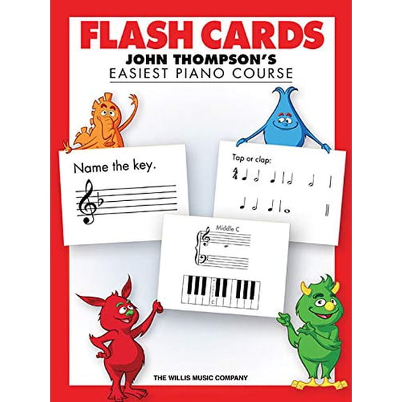 Pre-Owned Flash Cards : John Thompson's Easiest Piano Course (Paperback) 9781458400130