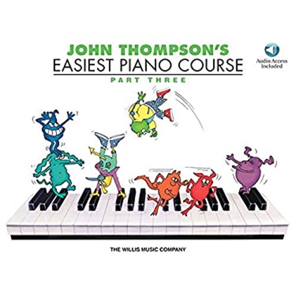 Pre-Owned John Thompson's Easiest Piano Course - Part 3 - Book/Audio (Paperback) by John Thompson
