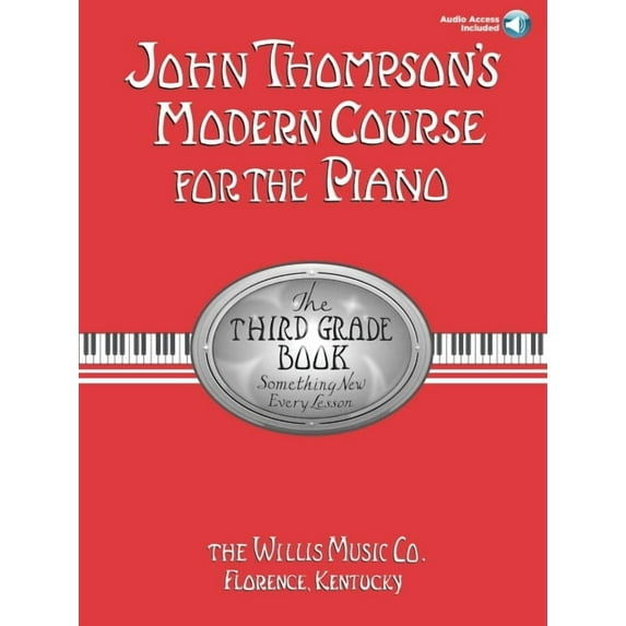 John Thompson's Modern Course for the Piano - Third Grade (Book/Audio): Third Grade, (Paperback)