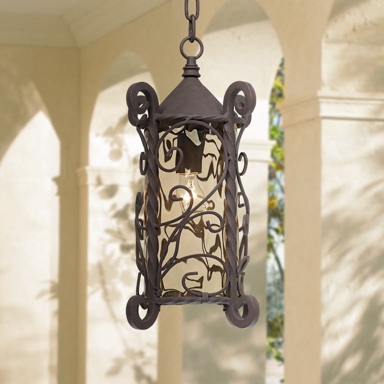 John Timberland Casa Seville Vintage Rustic Outdoor Hanging Light