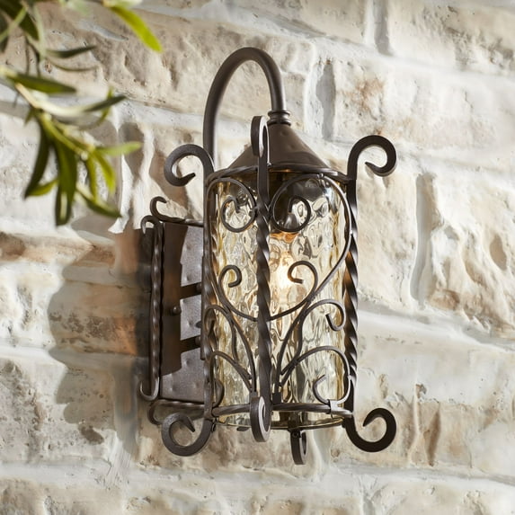 John Timberland Casa Seville Vintage Rustic Outdoor Wall Light Fixture ...