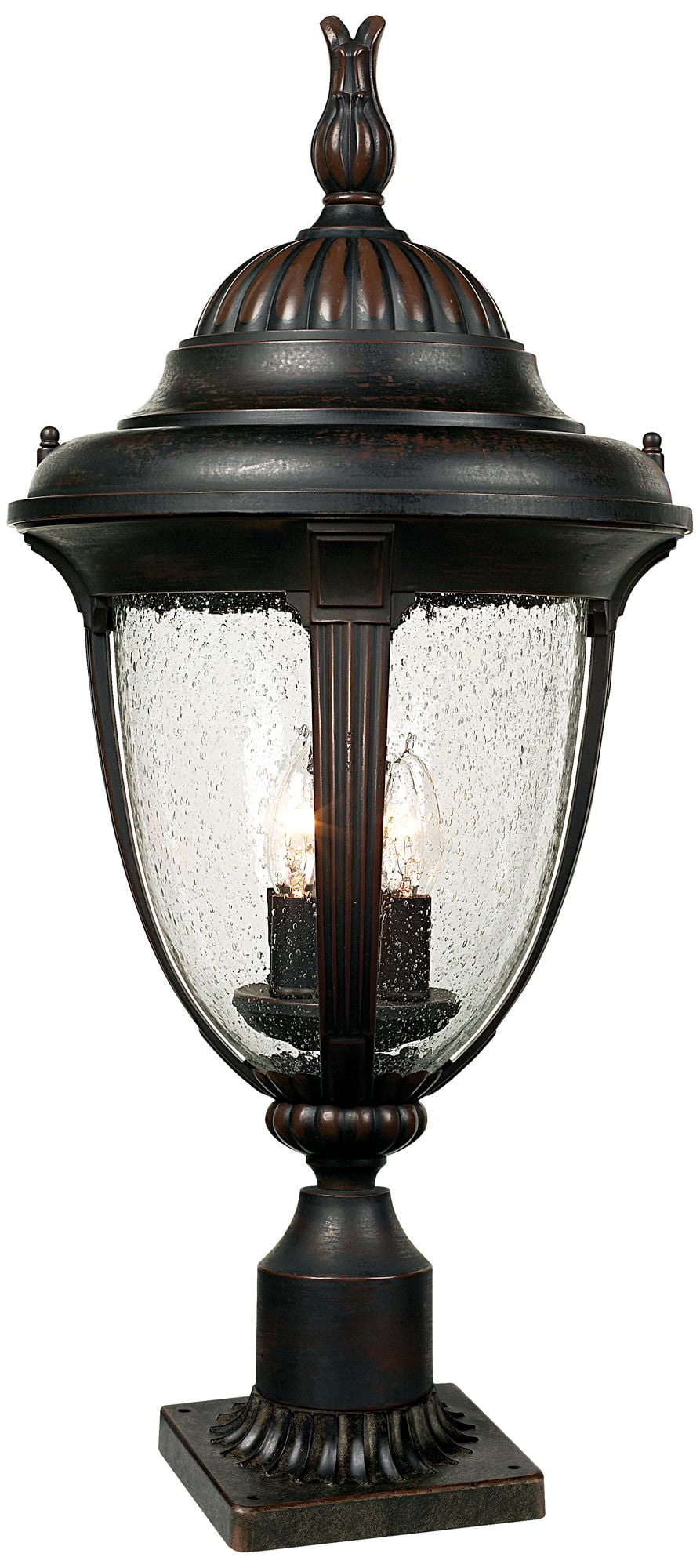 John Timberland Casa Sierra Vintage Rustic Outdoor Post Light Bronze