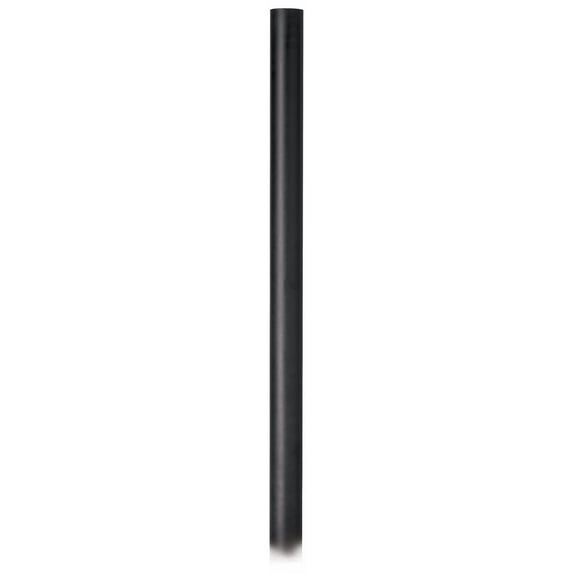 John Timberland Modern Outdoor Direct Burial Post Light Pole Black Die-Cast Metal 84" for Post Garden Yard
