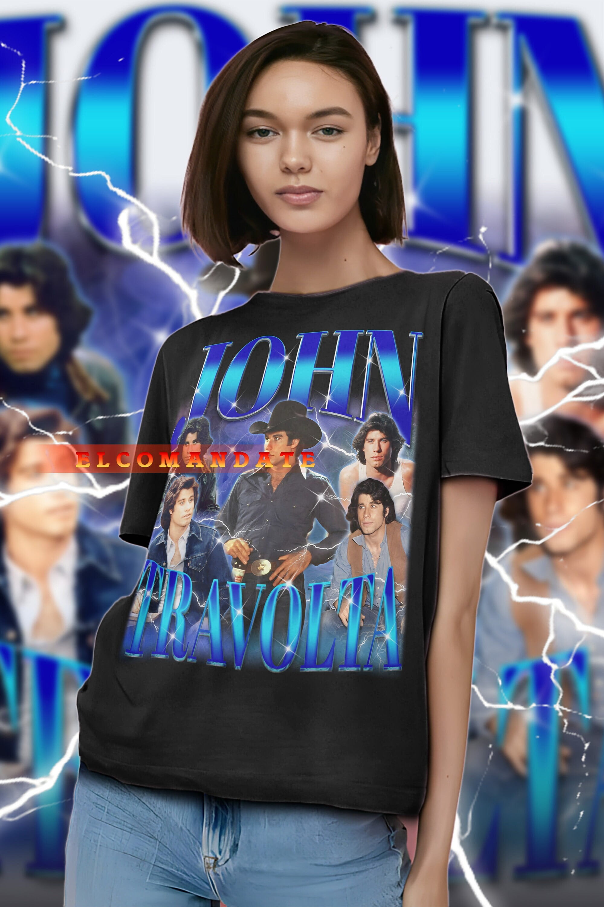 John Travolta Vintage Shirt John Travolta Homage Tshirt John Travolta