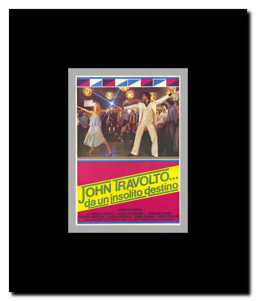John Travolto da un insolito destino Framed Movie Poster
