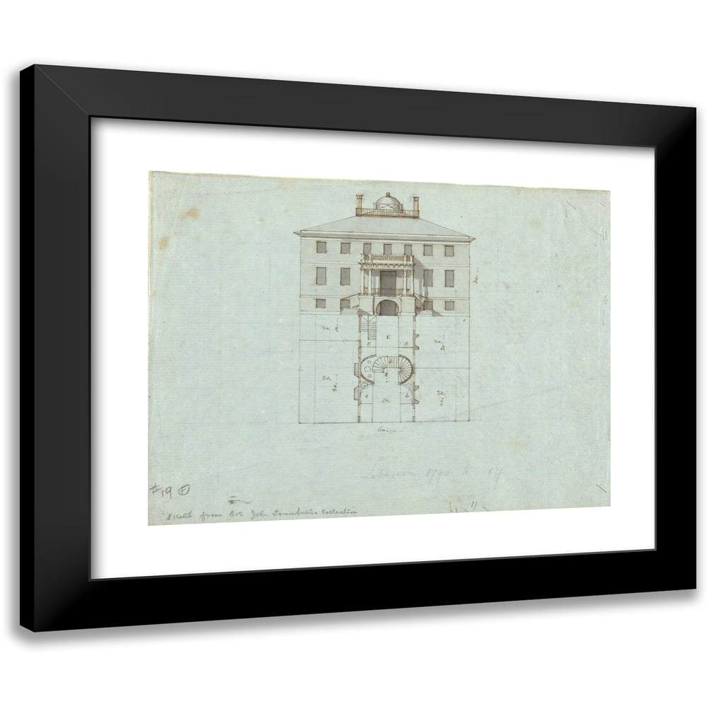 John Trumbull 14x12 Black Modern Framed Museum Art Print Titled ...