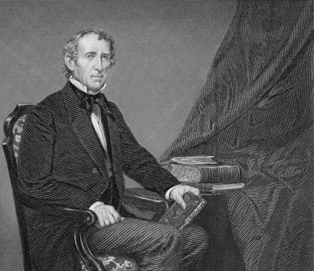 John Tyler 1790 To 1862 10Th President Of The United States 1841 To 1845 From Painting By Alonzo Chappel Canvas Art - Ken Welsh Design Pics (15 x 13)