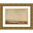 thumbnail image 1 of John Varley 24x17 Gold Ornate Framed and Double Matted Museum Art Print Titled - Vale of Clwyd, Wales (1804), 1 of 4