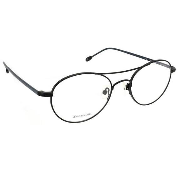 John Varvatos Demo Round Men's Eyeglasses V158 BLA 51