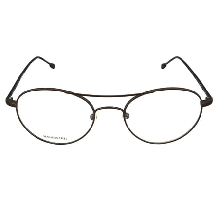 JOHN VARVATOS V158 EYEGLASS FRAME/GLASSES GENUINE LEATHER ON TEMPLES EXCLUSIVE